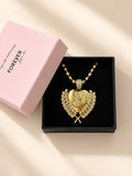 Faith Heart Prayer Necklace