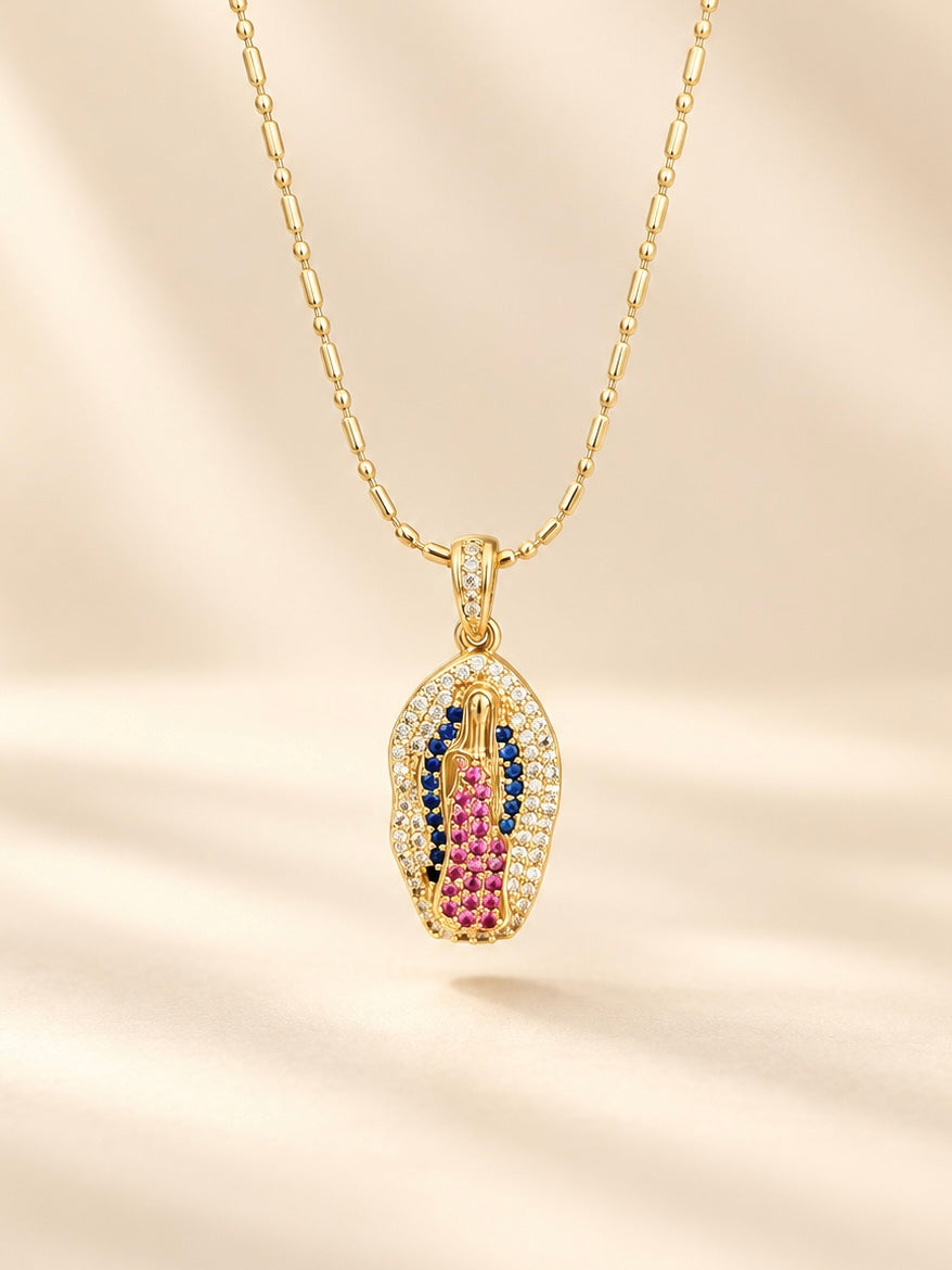 Mini Collar de la Virgen María
