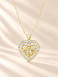 Collar de la Virgen María con Corazón